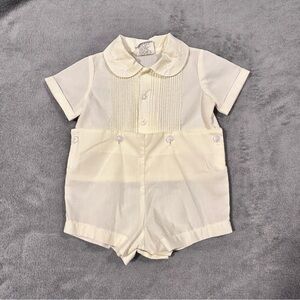 Baby Boy Pale Yellow Vintage Style Bobby Suit 3-6 Months - Brand Not known